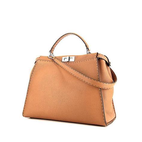borsa marrone fendi